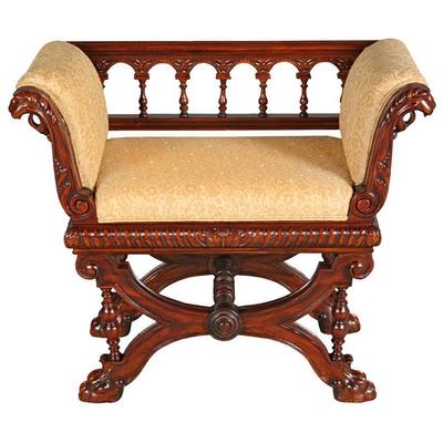 Toscano Double Griffon Colonnade Bench AF1559