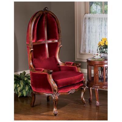 Toscano Chairs, Red,Burgundy,ruby, Accent Chairs,AccentDome Chairs,dome,balloon, Complete Vanity Sets, Furniture > Chairs > Upholstered Oversized Chairs, 846092036189, AF16755