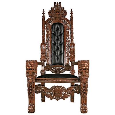 Toscano Lord Raffles Throne W/ Black Leather AF51207