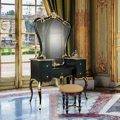 Toscano Isabella waterfall vanity with mirror frt-nr, AF57660