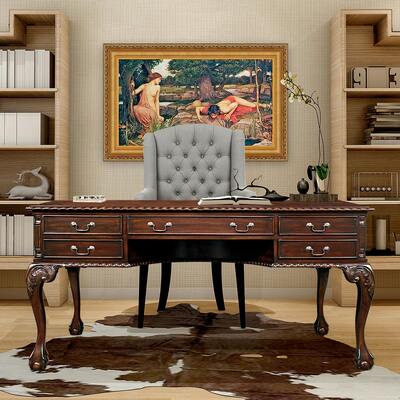 Toscano Chippendale partners writing desk frt-nr, AF7050