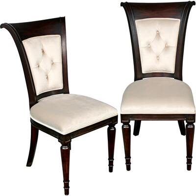 Toscano S/2 bacall waterfall dining chair frt-nr, AF951787