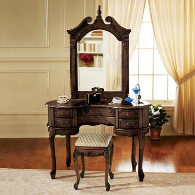 Toscano Queen anne desk with mirror frt-nr, AF96168
