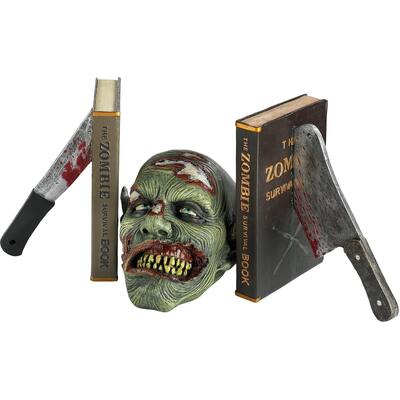 Toscano Dead Read Bloody Zombie Bookends CL67232