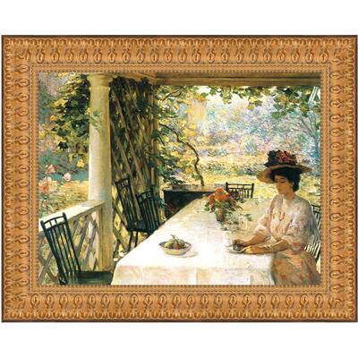 Toscano 33.5x26.5 on the porch 1908 nr, DA4562