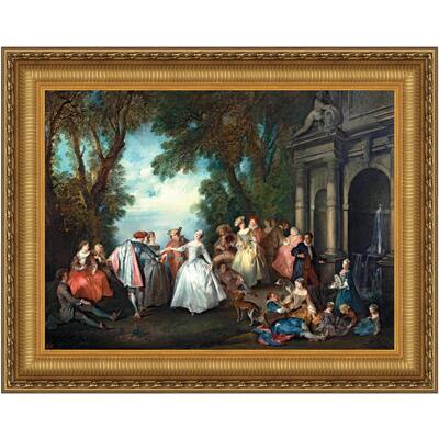 Toscano 46x35 dance before a fountain 1724 nr, DA4694