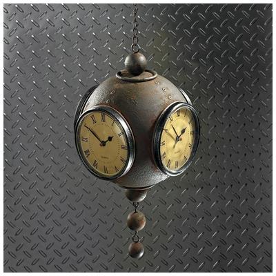 Toscano Victorian Grunge 4 Sided Spherical Clock  FU8389223