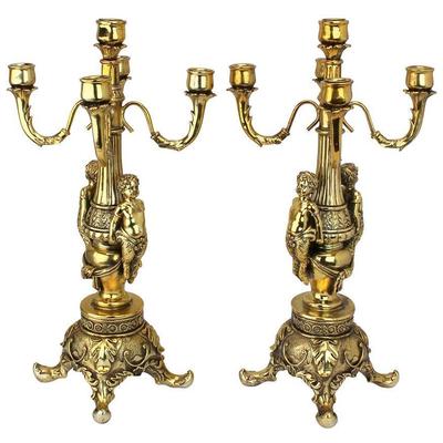 Toscano S/2 Chateau Chambord Candelabras KY7156