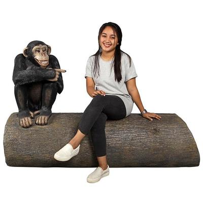 Toscano Monkey See Monkey Do Chimpanzee Bench NE180038