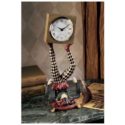 Toscano Clocks, black ebony Whitesnow, Resin, Black,HAND-PAINTED,White, Quartz, White, Basil Street > Home Accents Gallery, 846092009350, NG33744