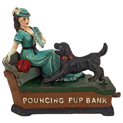 Toscano Pouncing Pup Bank  SP2277