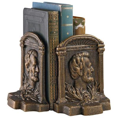 Toscano Abraham Lincoln Cast Iron Bookend Set  SP3038