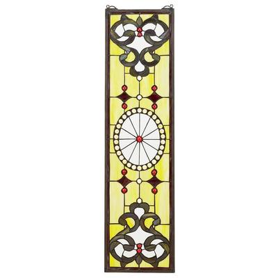 Toscano Wall Art, Stained Glass,Window,art glass, Complete Vanity Sets, Home Décor > Unique Wall Decor > Stained Glass, 840798111317, TF391