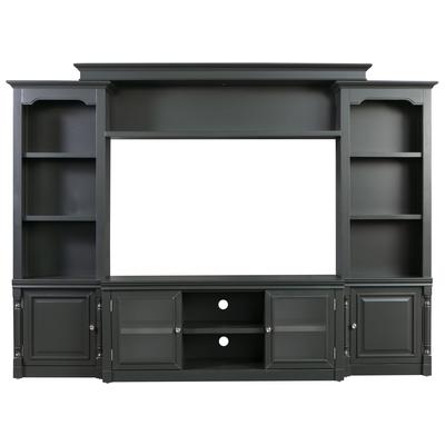 Tov Furniture Virginia Charcoal Entertainment Center for TVs up to 65