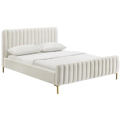 Tov Furniture Angela Cream Bed in Queen TOV-B6377