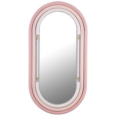 Tov Furniture Neon Wall Mirror in Pink TOV-C18417