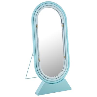 Tov Furniture Neon Floor Mirror in Blue TOV-C18420