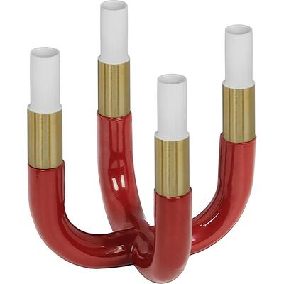 Tov Furniture Kaonashi Burgundy Candelabra TOV-C18489