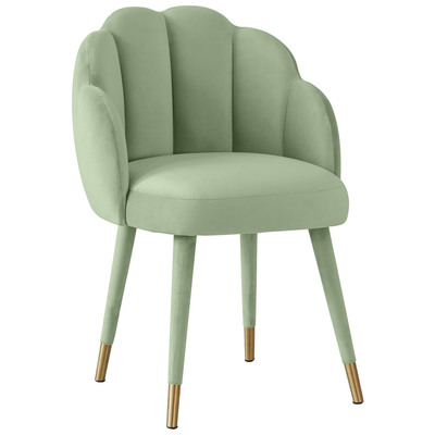 Tov Furniture Gardenia Moss Green Velvet Dining Chair TOV-D68137