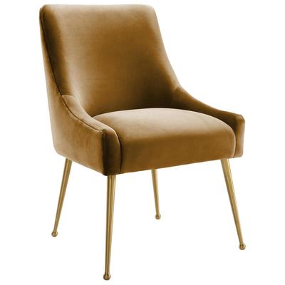 Tov Furniture Beatrix Cognac Velvet Side Chair TOV-D68305