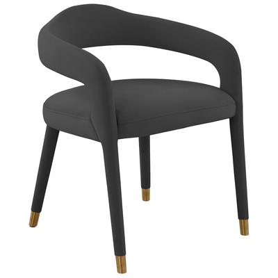 Tov Furniture Lucia Black Velvet Dining Chair TOV-D68415