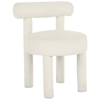 Tov Furniture Dining Room Chairs, Cream,beige,ivory,sand,nude, Velvet,Wood,MDF,Plywood,Beech Wood,Bent Plywood,Brazilian Hardwoods, Velvet,Wood,Plywood, Cream, Boucle,Wood, Dining Room Furniture, Dining Chairs, 793580624024, TOV-D68593
