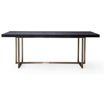 Tov Furniture Mason Black 79 Inch Dining Table TOV-L6138