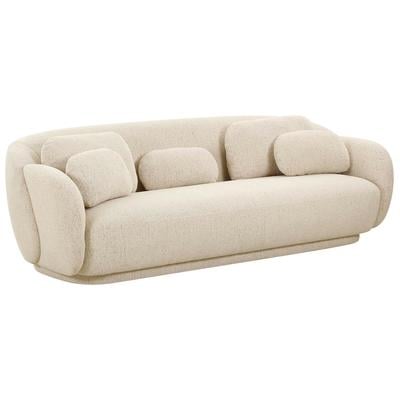 Tov Furniture Misty Cream Boucle Sofa TOV-L68616