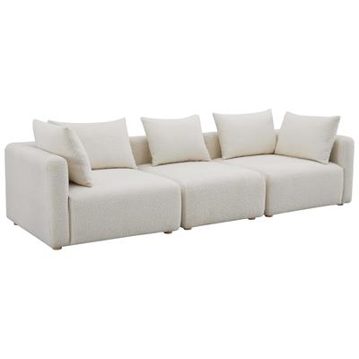 Tov Furniture Hangover Cream Boucle Sofa TOV-L68787-SO