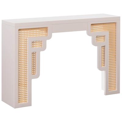 Tov Furniture Suzie Cream & Rattan Console Table TOV-OC54207