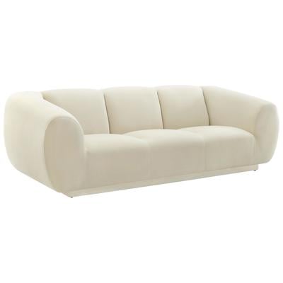 Tov Furniture Emmet Cream Velvet Sofa TOV-S6445