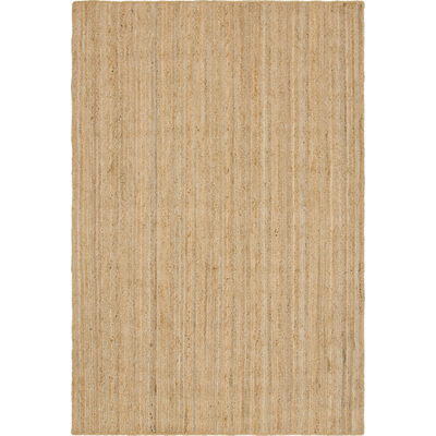 Unique Loom Dhaka Braided Jute Rug in Natural Rectangular 3142746