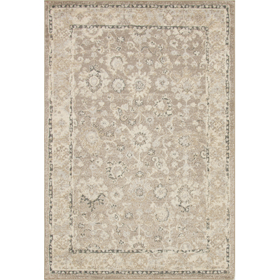 Unique Loom Krystle Penrose Rug in Light Brown Rectangular 3143456