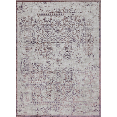 Unique Loom Stanhope Aberdeen Rug in Violet Rectangular 3143601