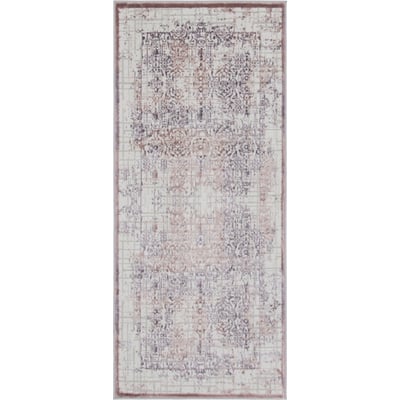 Unique Loom Stanhope Aberdeen Rug in Violet Runner 3143607