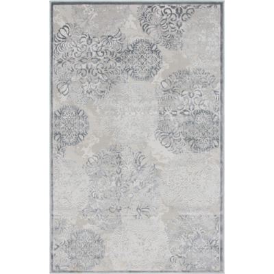 Unique Loom Chatsworth Aberdeen Rug in Gray Rectangular 3143620