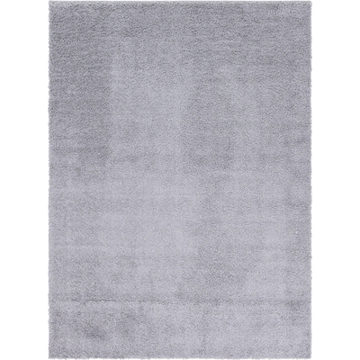 Unique Loom Davos Shag Rug in Sterling Rectangular 3145883