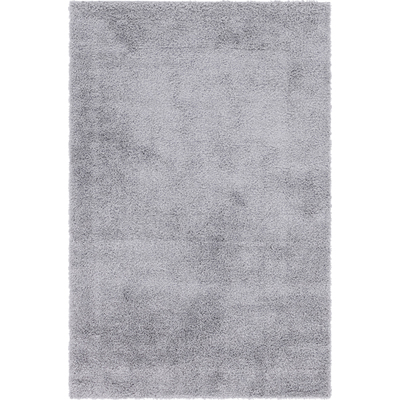 Unique Loom Davos Shag Rug in Sterling Rectangular 3145887