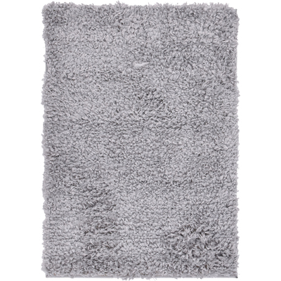 Unique Loom Davos Shag Rug in Sterling Rectangular 3145891