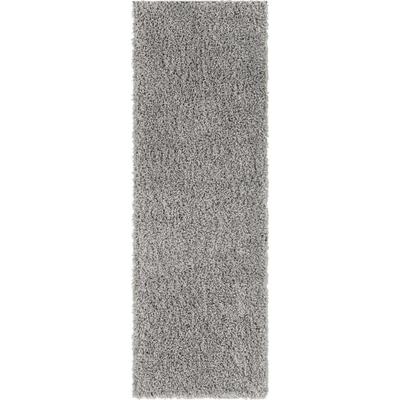 Unique Loom Davos Shag Rug in Sterling Runner 3145901