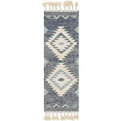 Unique Loom Mesa Rug in Navy Blue Runner 3146902
