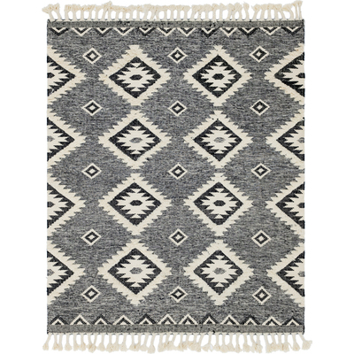 Unique Loom Mesa Rug in Charcoal Rectangular 3146915