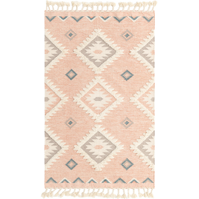 Unique Loom Mesa Rug in Pink Rectangular 3146927