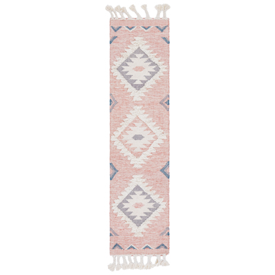 Unique Loom Mesa Rug in Pink Runner 3146931