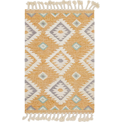 Unique Loom Mesa Rug in Yellow Rectangular 3146938