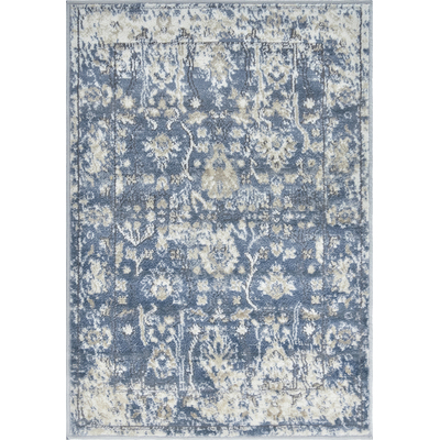 Unique Loom Central Portland Rug in Blue Rectangular 3147241