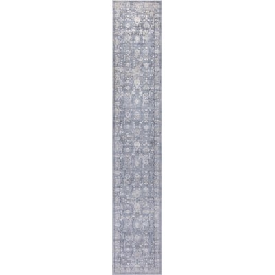 Unique Loom Central Portland Rug in Gray Runner 3147257