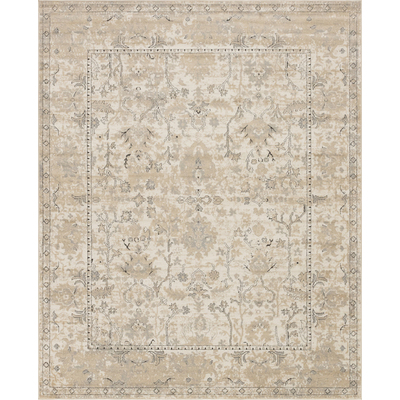 Unique Loom Central Portland Rug in Ivory Rectangular 3147265