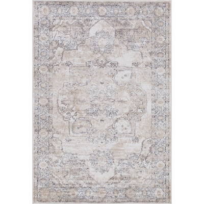 Unique Loom Canby Portland Rug in Ivory/Beige Rectangular 3147311