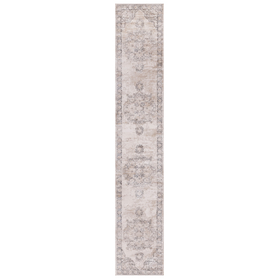 Unique Loom Canby Portland Rug in Ivory/Beige Runner 3147314